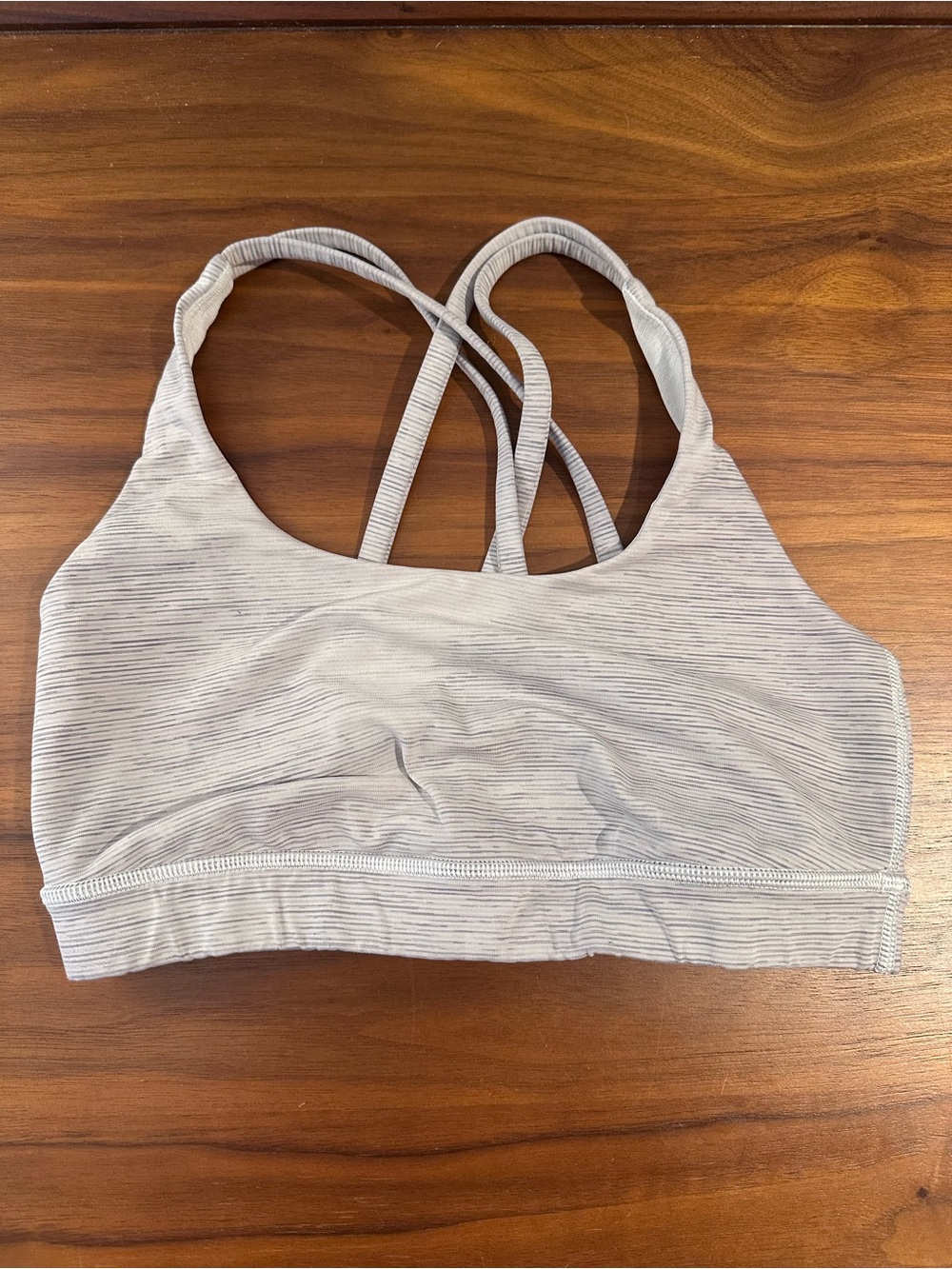 Lululemon sports bra Light Gray Strappy Ribbed Bralette - Women Intimates